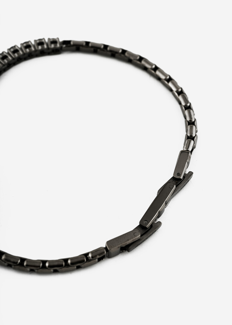 silver-tone bracelet AVANTGARDE with cubic zirconia
