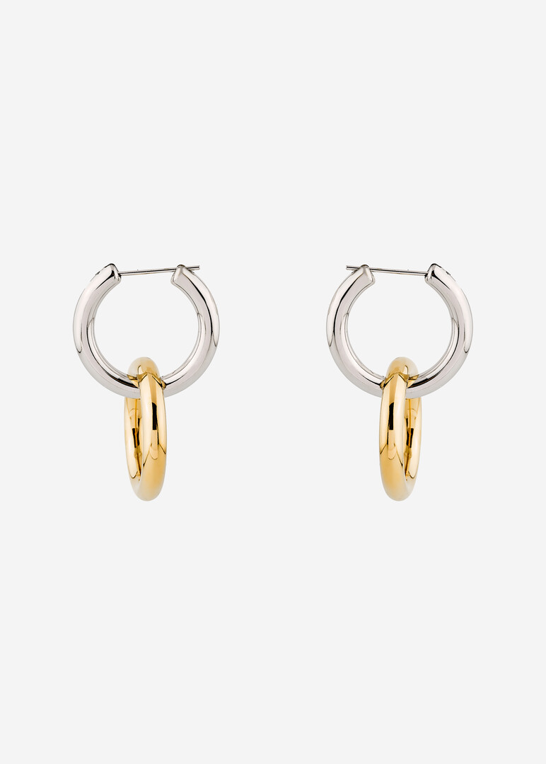 bicolor earrings AURA