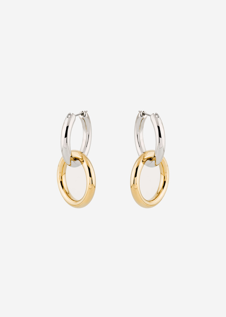 bicolor earrings AURA