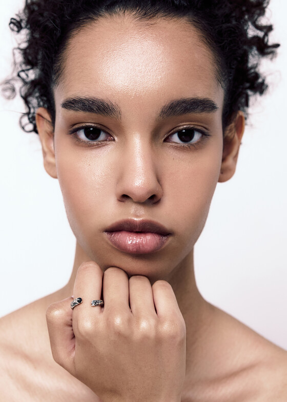 Открытые кольца KRISHE Кольцо из серебра с опалом REUNION