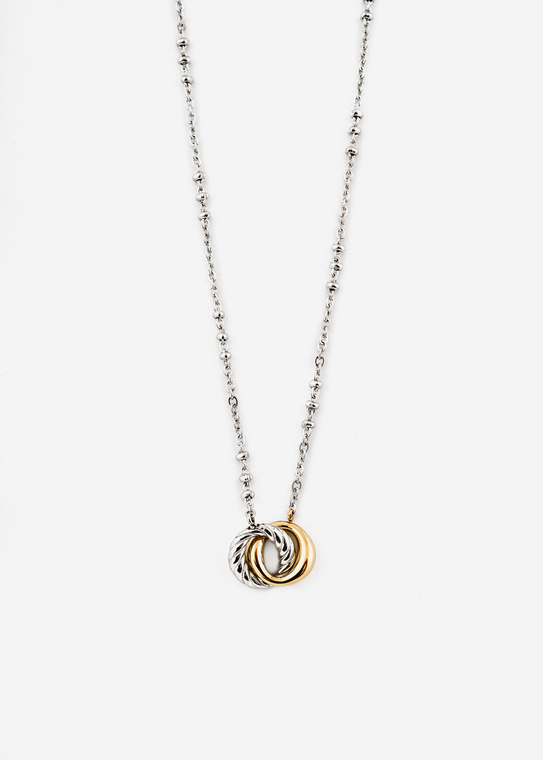 bicolor necklace AMY