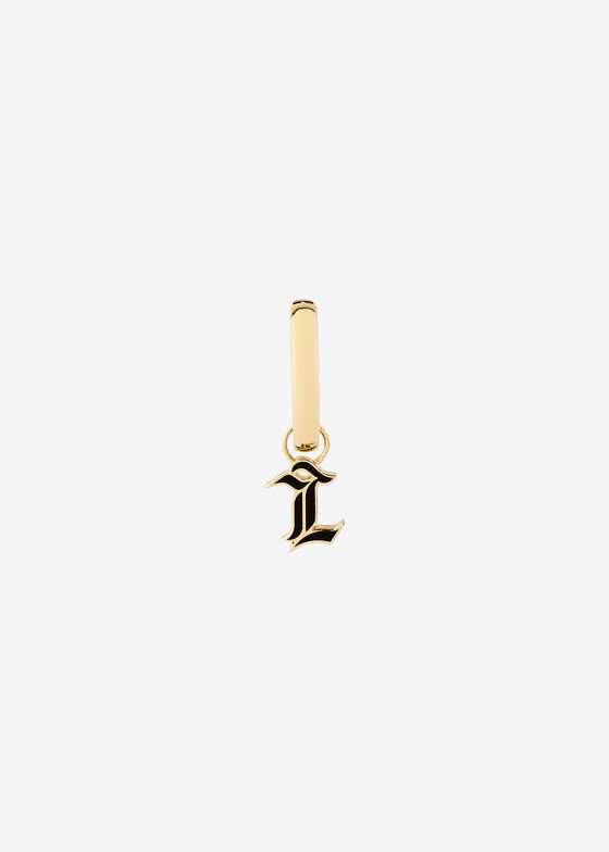 Моносерьги COBRA JEWELRY Моносерьга из золота с буквой «l»