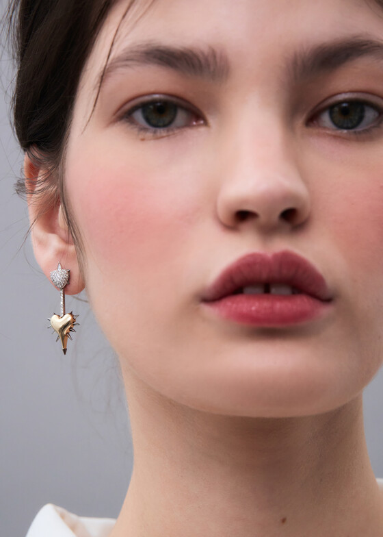 Серьги с подвесами COBRA JEWELRY Серьги из золота с бриллиантами