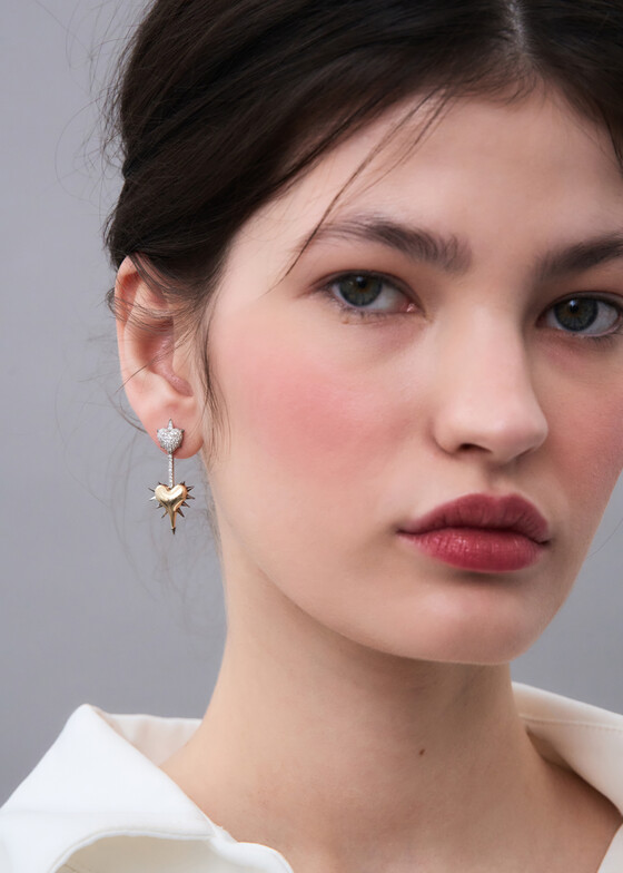 Серьги с подвесами COBRA JEWELRY Серьги из золота с бриллиантами
