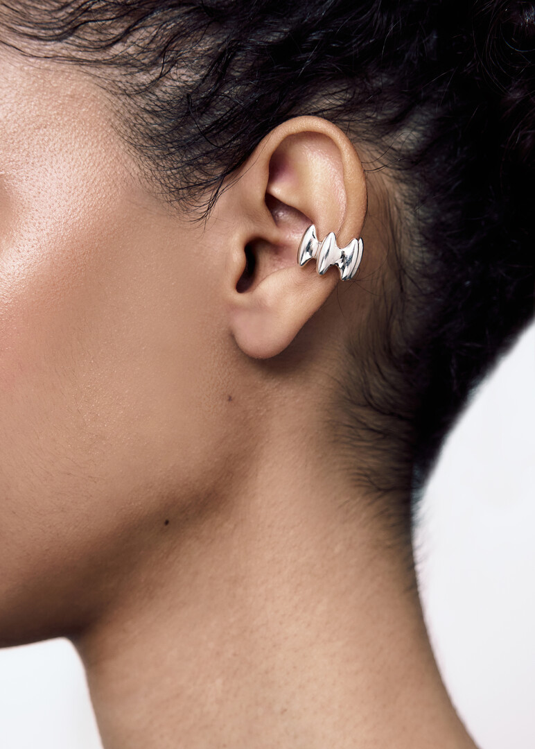 silver cuff TABU