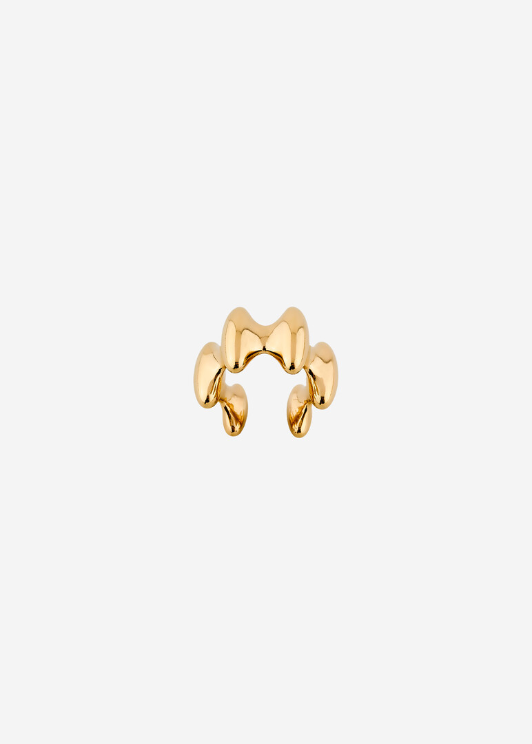 gold-plated silver cuff TABU