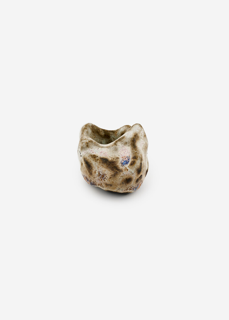 beige ceramic ring