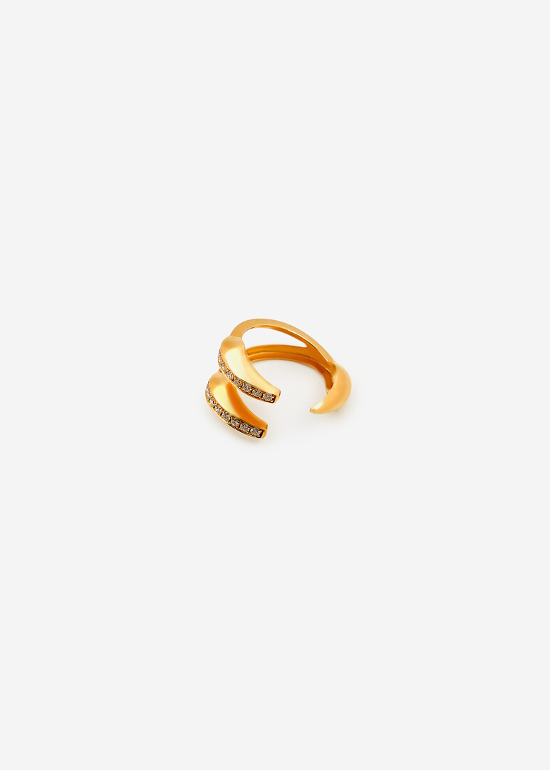 cuff bracelet with arrows and diamonds