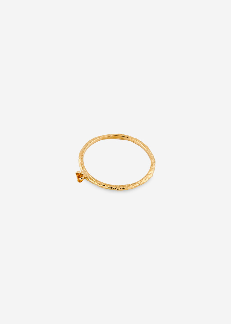 Кольцо из золота с желтым сапфиром Sapphire Ring