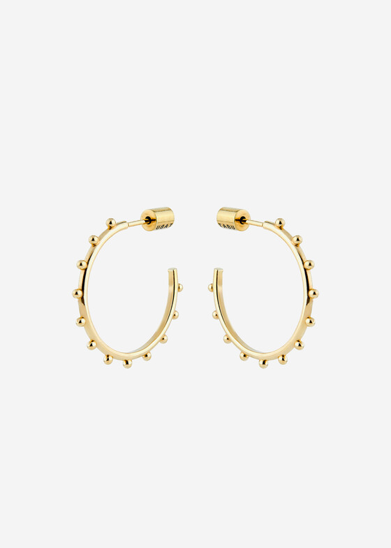 Серьги-кольца TABU Позолоченные серьги-конго PRINCESS
