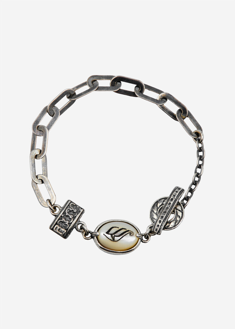 engraved mother-of-pearl bracelet «HOPE»