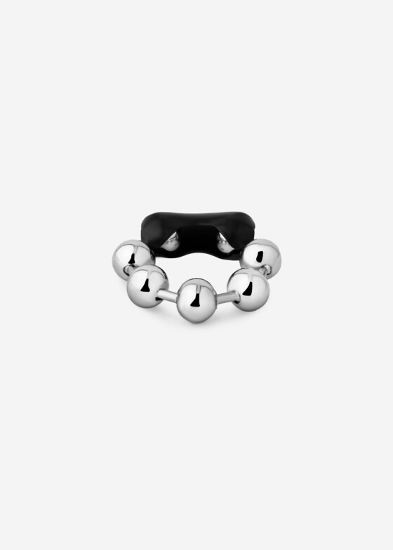 Акцентные кольца TATI YORK Серебристое кольцо Ring balls 47