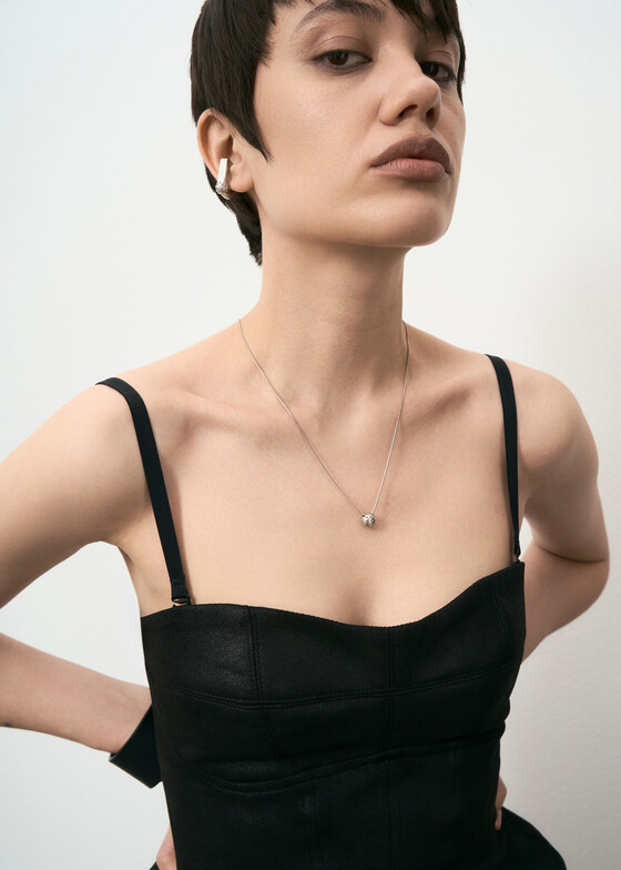 Колье с подвесами Rick Owens Колье-кулон MINI ORB