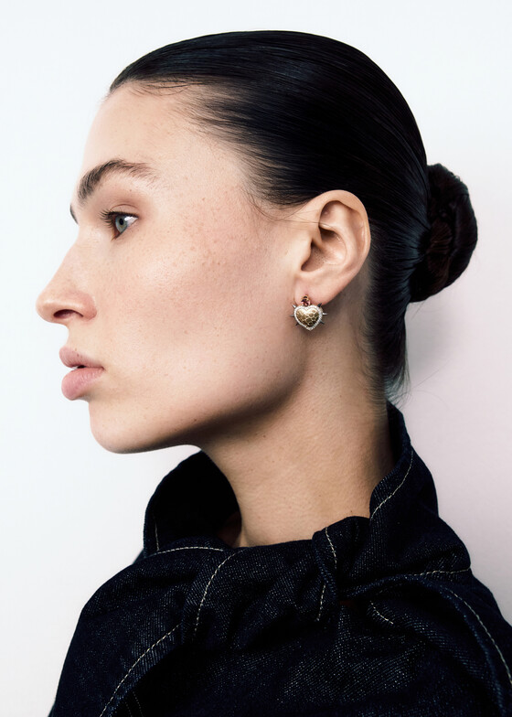 Серьги средней длины COBRA JEWELRY Серьги из золота с турмалинами и бриллиантами