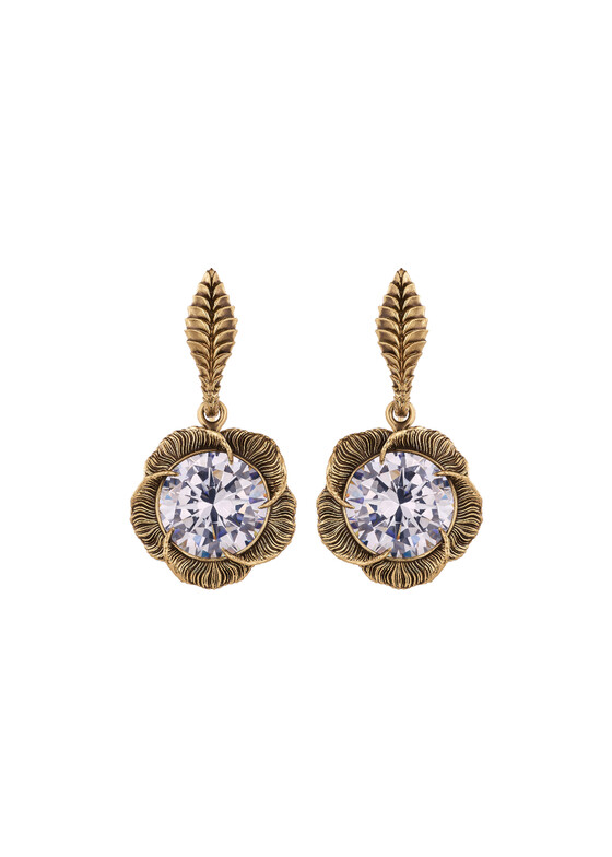 Серьги с подвесами Fiore di Firenze Серьги из латуни с фианитами CALEIDOSCOPIO DI FIORI