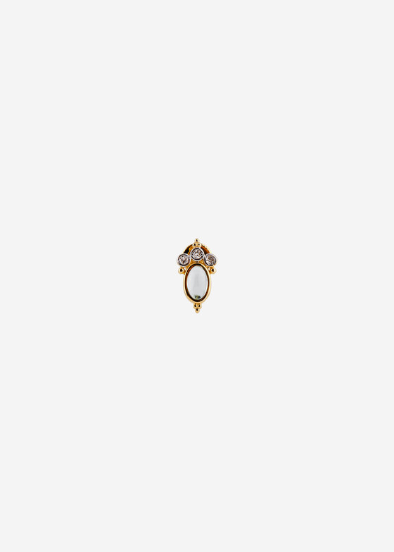 Пирсинг Herald Percy Diamonds Пирсинг из золота с топазом и бриллиантами