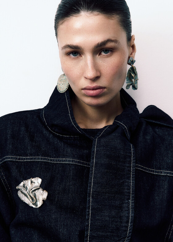 Броши OLESYA KOMINEK Jewelry Брошь из бронзы из коллекции «Моя Алагейзия»