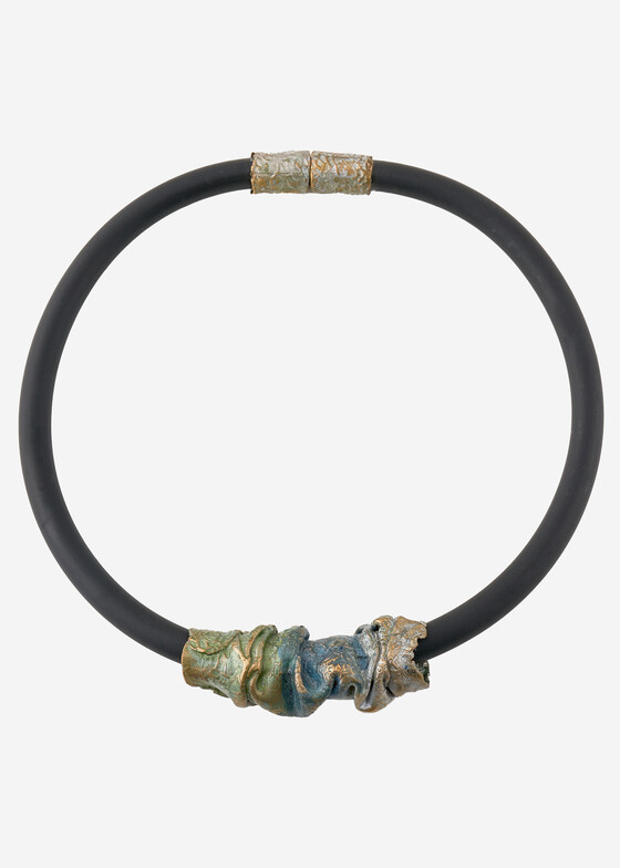 Колье OLESYA KOMINEK Jewelry Колье из бронзы с каучуком из коллекции «Моя Алагейзия»