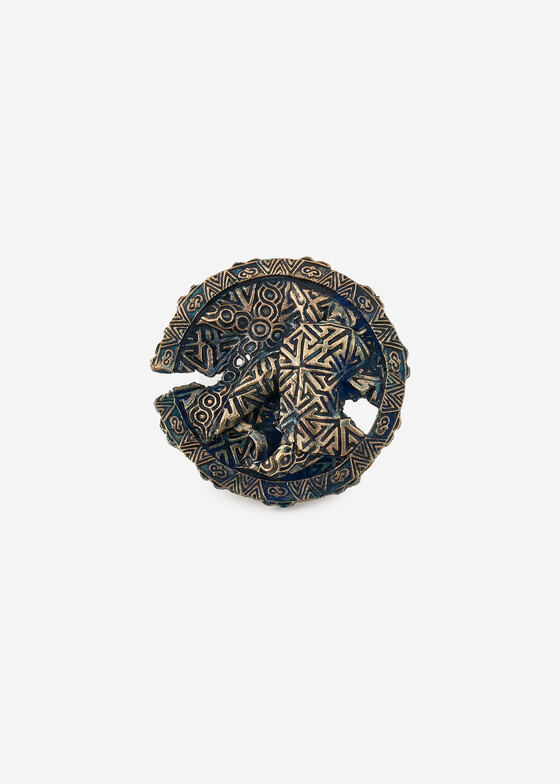 Акцентные кольца OLESYA KOMINEK Jewelry Кольцо из бронзы из коллекции «Вековая пыль. Византийская история»