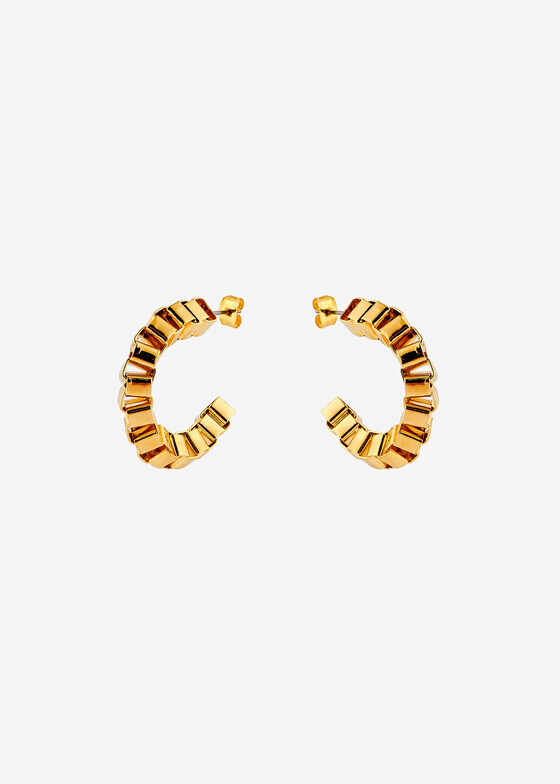 Серьги Aloud Золотистые серьги-цепи vintage collection