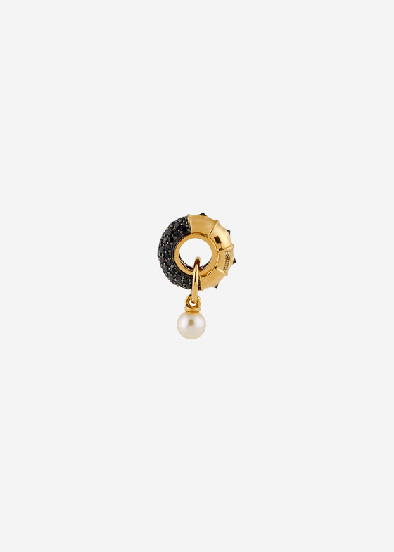 Именные подвески COBRA JEWELRY Подвеска из золота с облагороженными бриллиантами и культивированным жемчугом