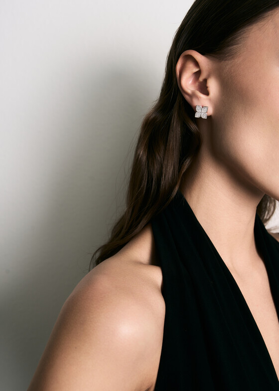 Пусеты GENUINE MIRACLE jewelry Серьги из золота с бриллиантами