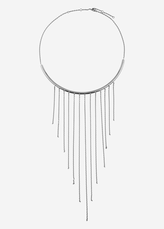 Колье с подвесами LUTA Jewelry Колье из серебра с цепями Art Deco