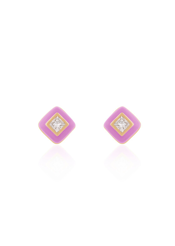 gold diamond studs