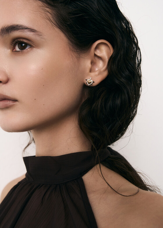 Пусеты COBRA JEWELRY Серьги из золота с бриллиантами