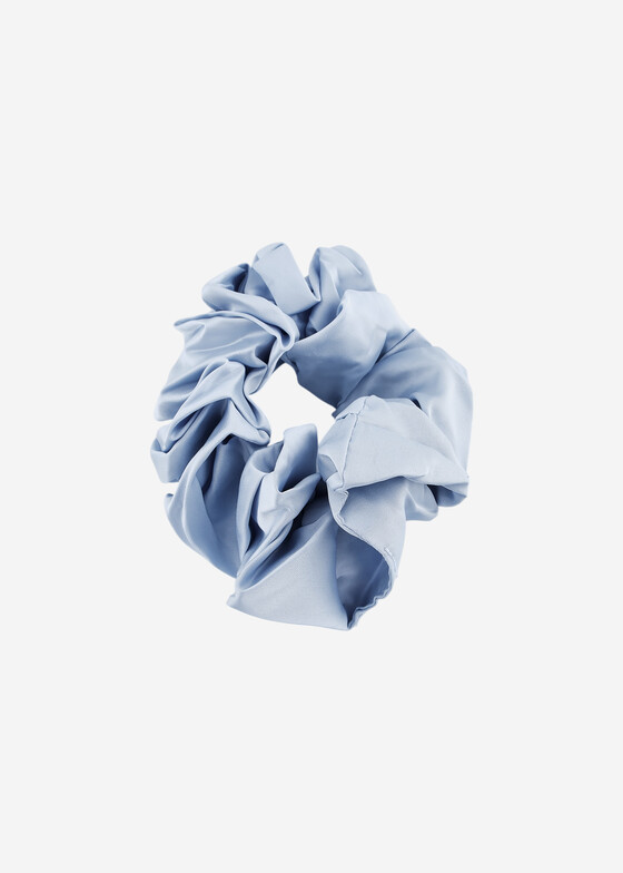 Аксессуары для волос KNOT BAD Голубая атласная резинка для волос