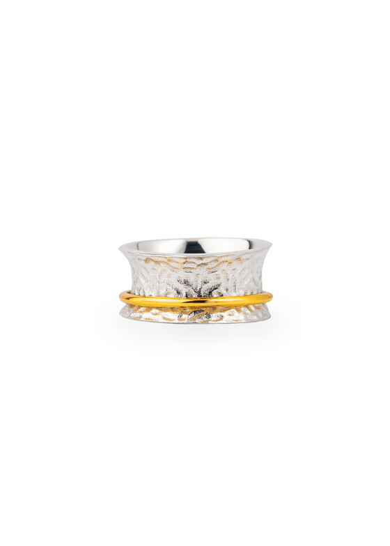 Широкие кольца 11 Jewellery Кольцо Orbit Colour yellow