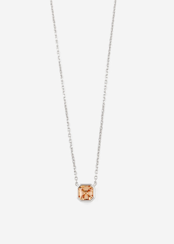 Кулоны и подвески Holy Silver Колье из серебра с подвеской из красного кубического циркония