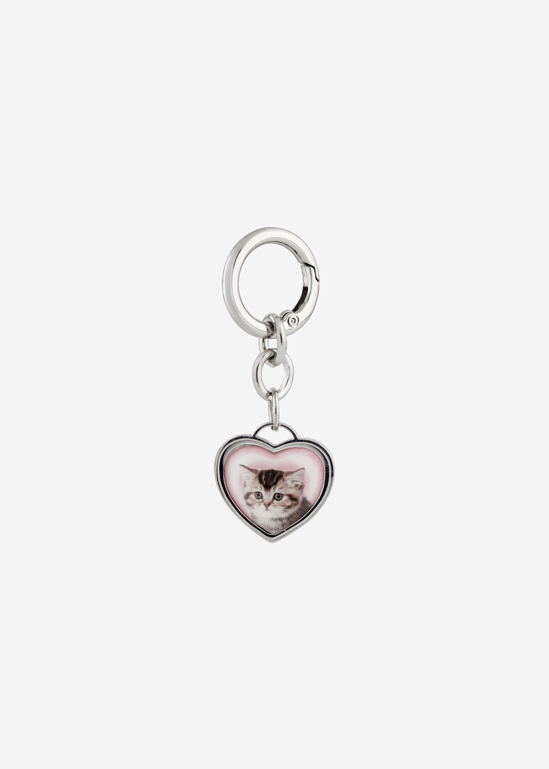 серебристый брелок Small Kitty