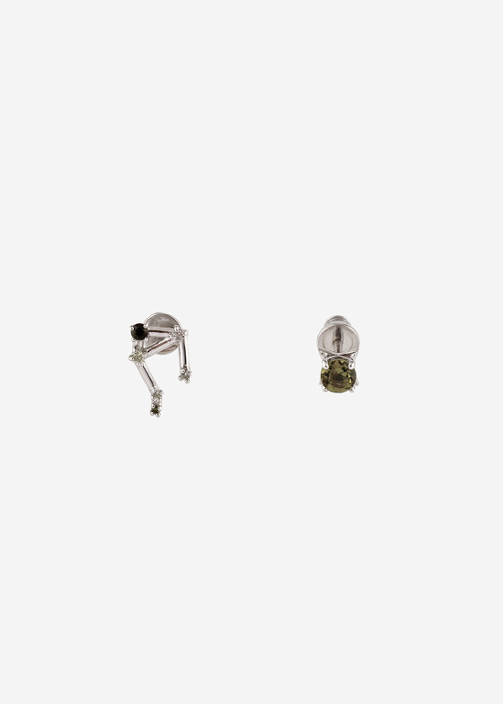 Пусеты Wisteria Gems Серьги из серебра «Весы»