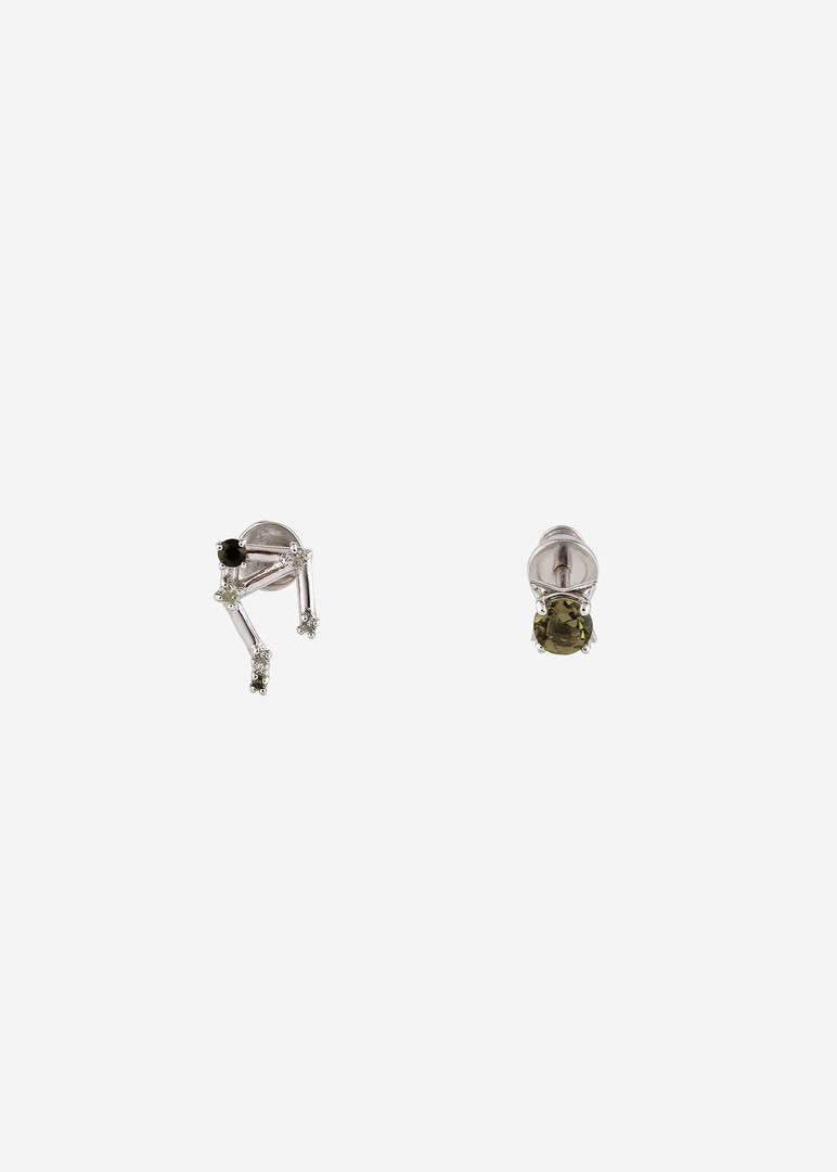 Серьги из серебра «Весы»