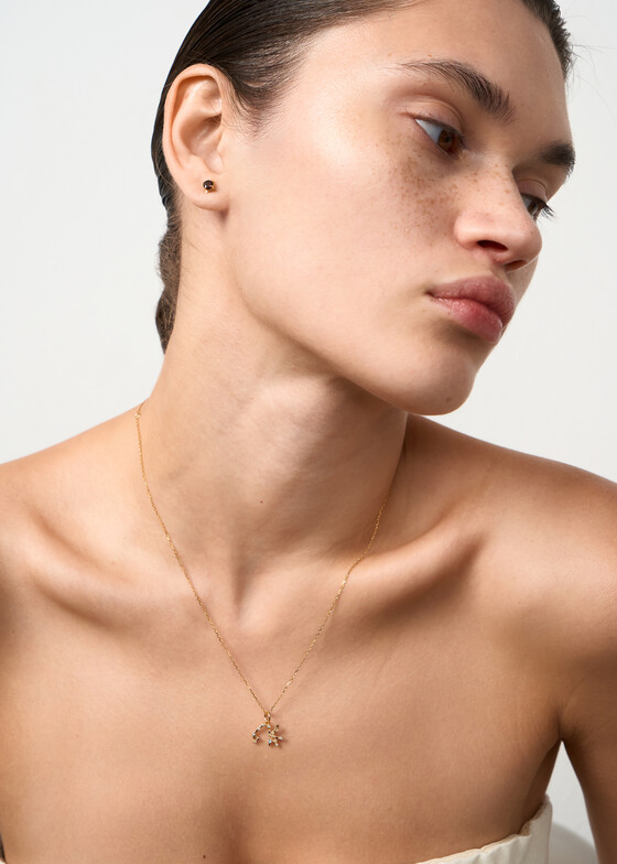 Пусеты Wisteria Gems Серьги из серебра «Стрелец»