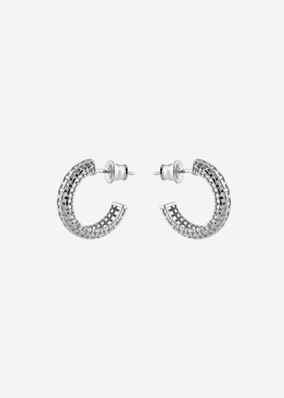 Серьги средней длины R!VER Серьги из серебра