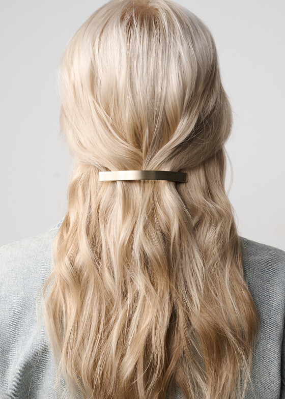 Аксессуары для волос KNOT BAD Золотистая заколка для волос