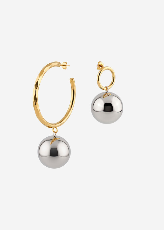 Серьги средней длины Isabel Marant Асимметричные биколорные серьги с подвесками из шаров ELINA