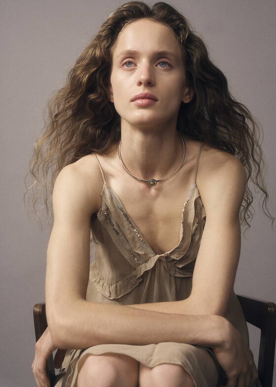 Чокеры Isabel Marant Серебристый чокер LAM