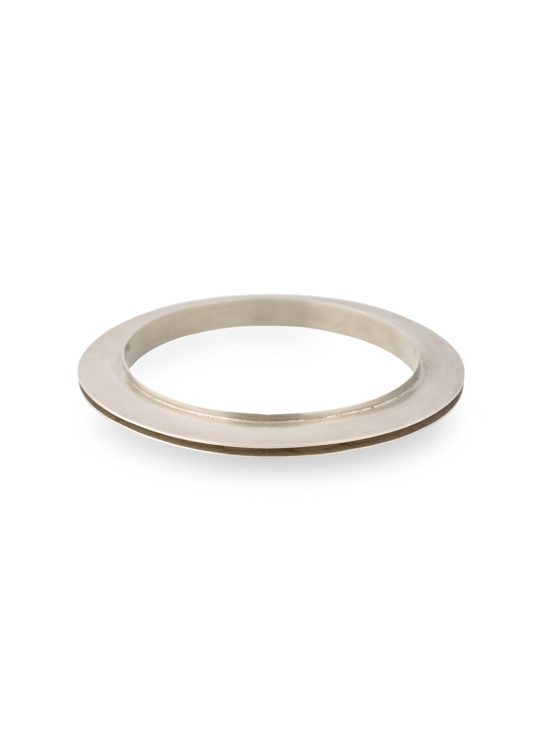 Серебристый браслет Portal Bangle
