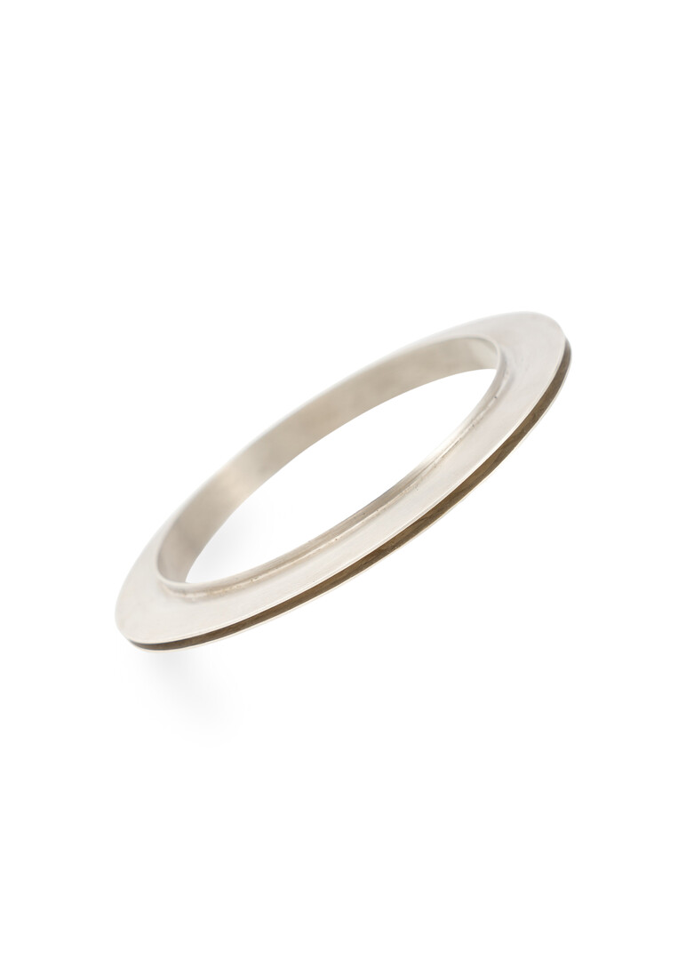 Серебристый браслет Portal Bangle