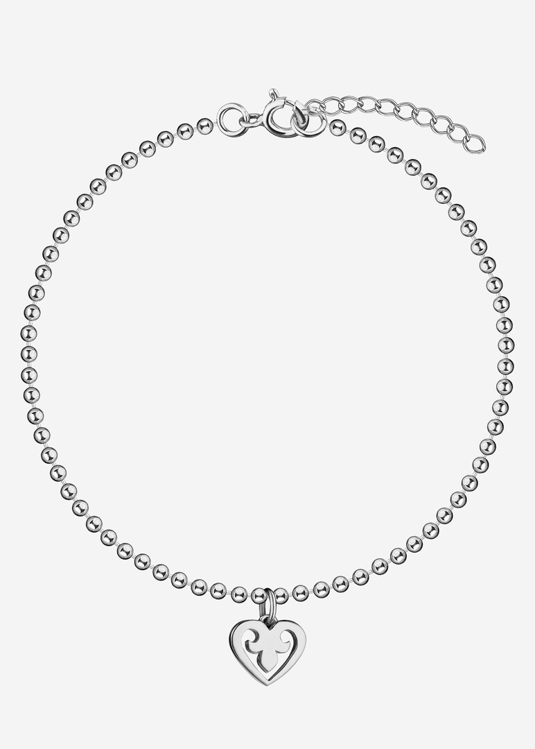 silver heart pendan