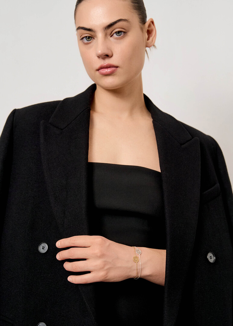 Gilded bracelet TIBEKA