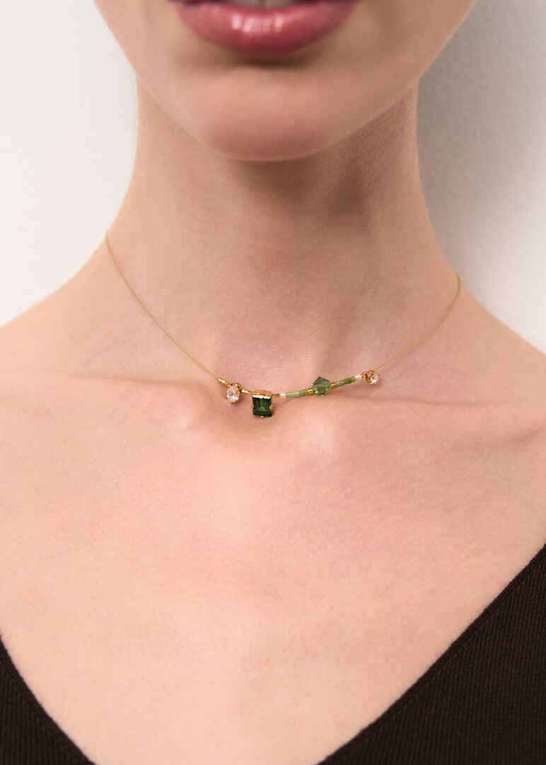 Колье Moss c кристаллами Swarovski