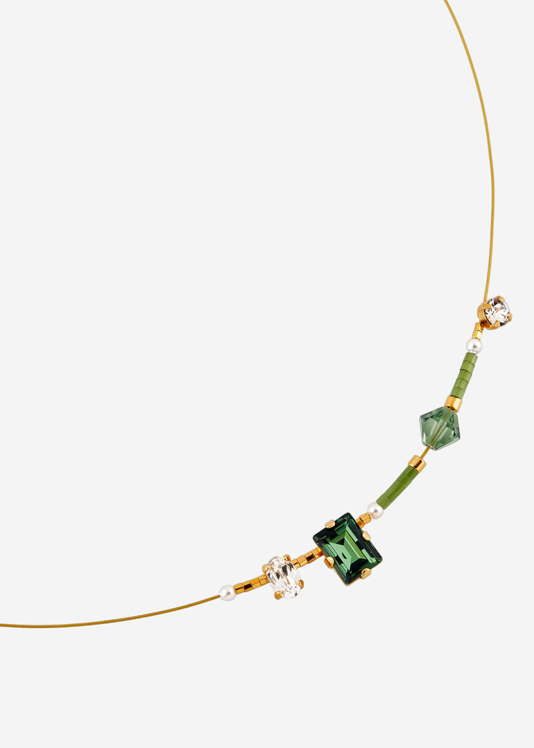 Колье Moss c кристаллами Swarovski