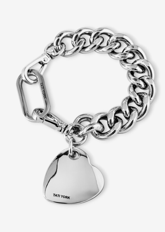 Браслеты-цепи TATI YORK Серебристый браслет-цепь katka silver
