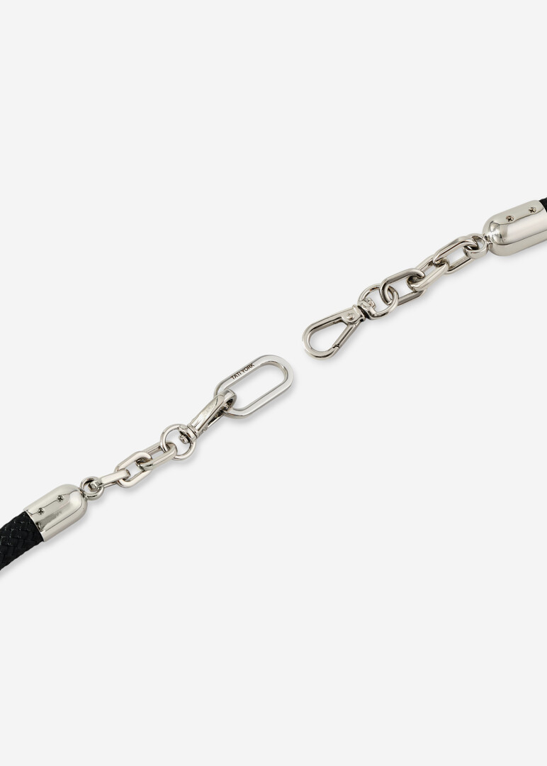pearl cable black choker