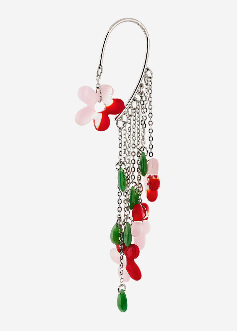 Серебристый кафф Spring Flower