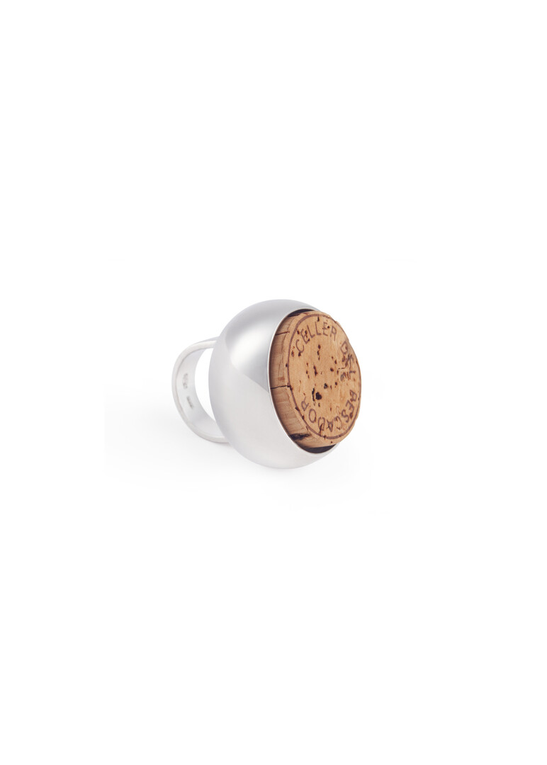 Кольцо CORK silver "Штопор"